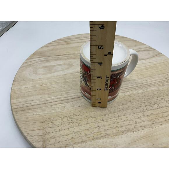 Ceramic Coffee Tea Mug Kitchen Still Life Tomatoe Olive Oil Rustic Unbranded VTG - Picture 7 of 7